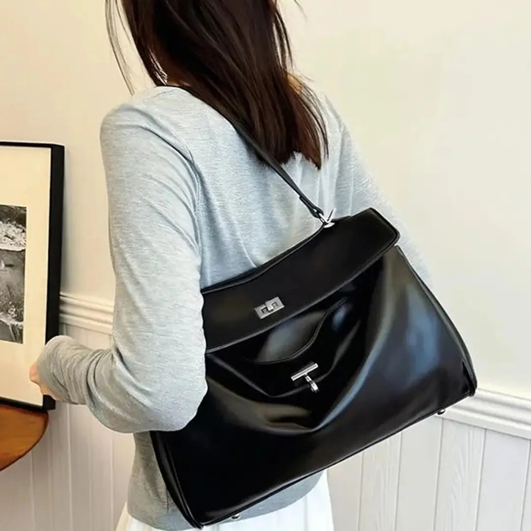 Luxury Genuine Leather Tote Bag for Modern Everyday Elegance