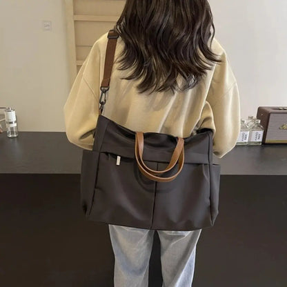 Nuvelle – Nylon Commuter Shoulder Bag Large Capacity Crossbody Tote for Women