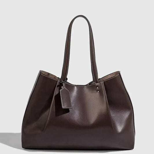 Avelin – Oversized Leather Tote Bag for Women