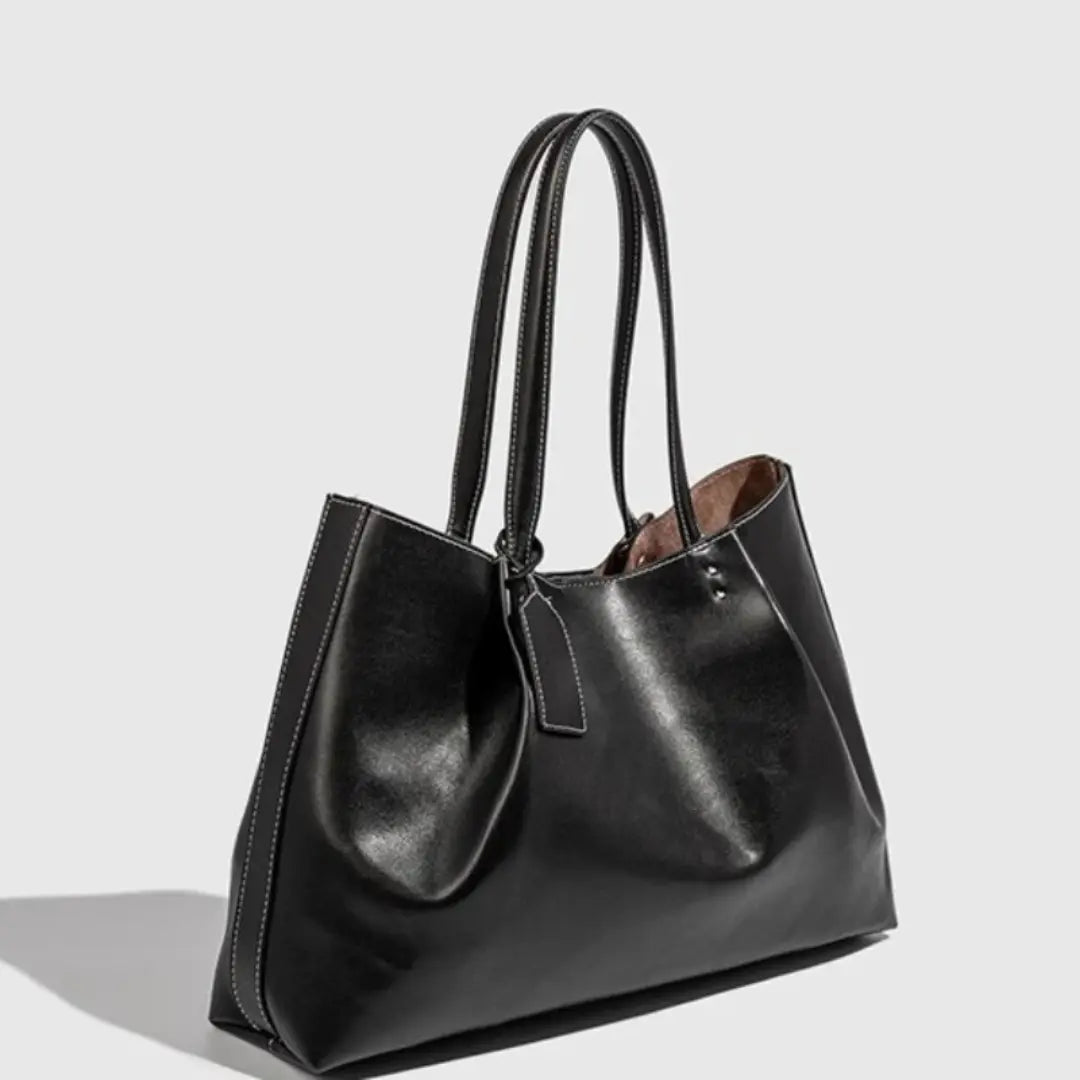 Avelin – Oversized Leather Tote Bag for Women
