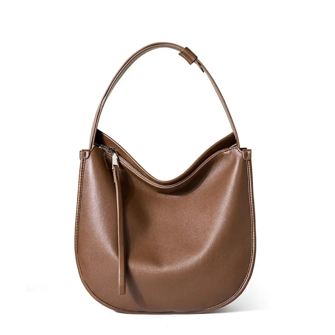 Lunara – Genuine Leather Hobo Bag for Women Luxury Cowhide Work Handbag