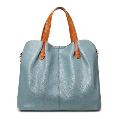 Aurelia – Genuine Leather Tote Bag for Women Handbag Work Commuter Purse