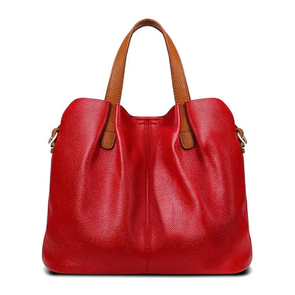 Aurelia – Genuine Leather Tote Bag for Women Handbag Work Commuter Purse