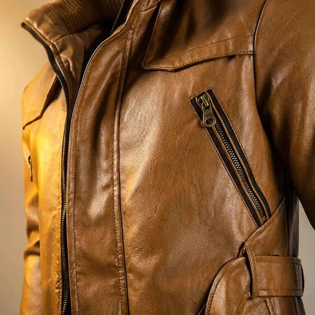 Marvin Legacy Hooded Leather Jacket