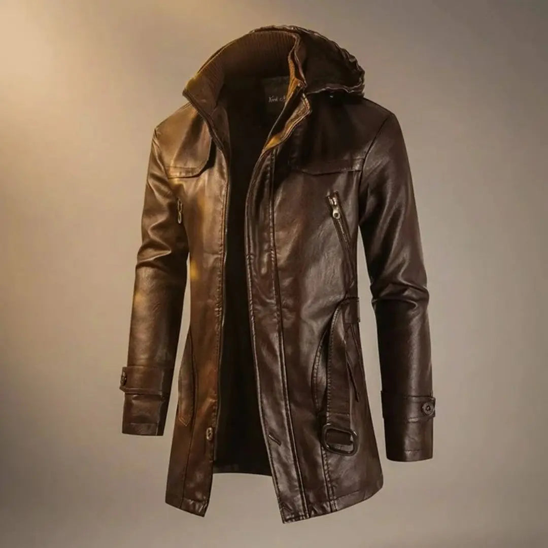 Marvin Legacy Hooded Leather Jacket