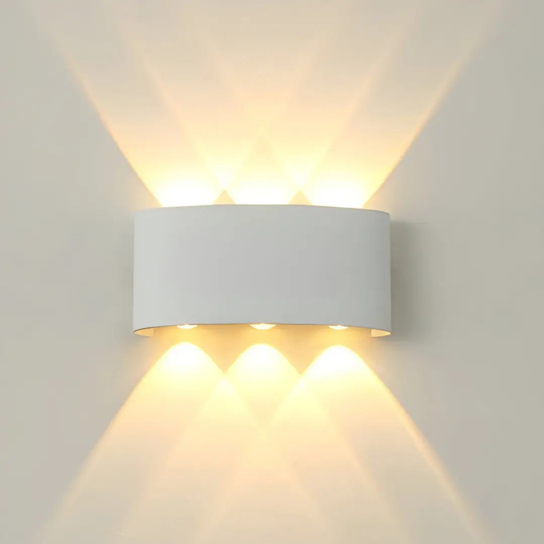 LuminaMount LED Wall Light - Modern Accent Lighting for Indoors and Outdoors
