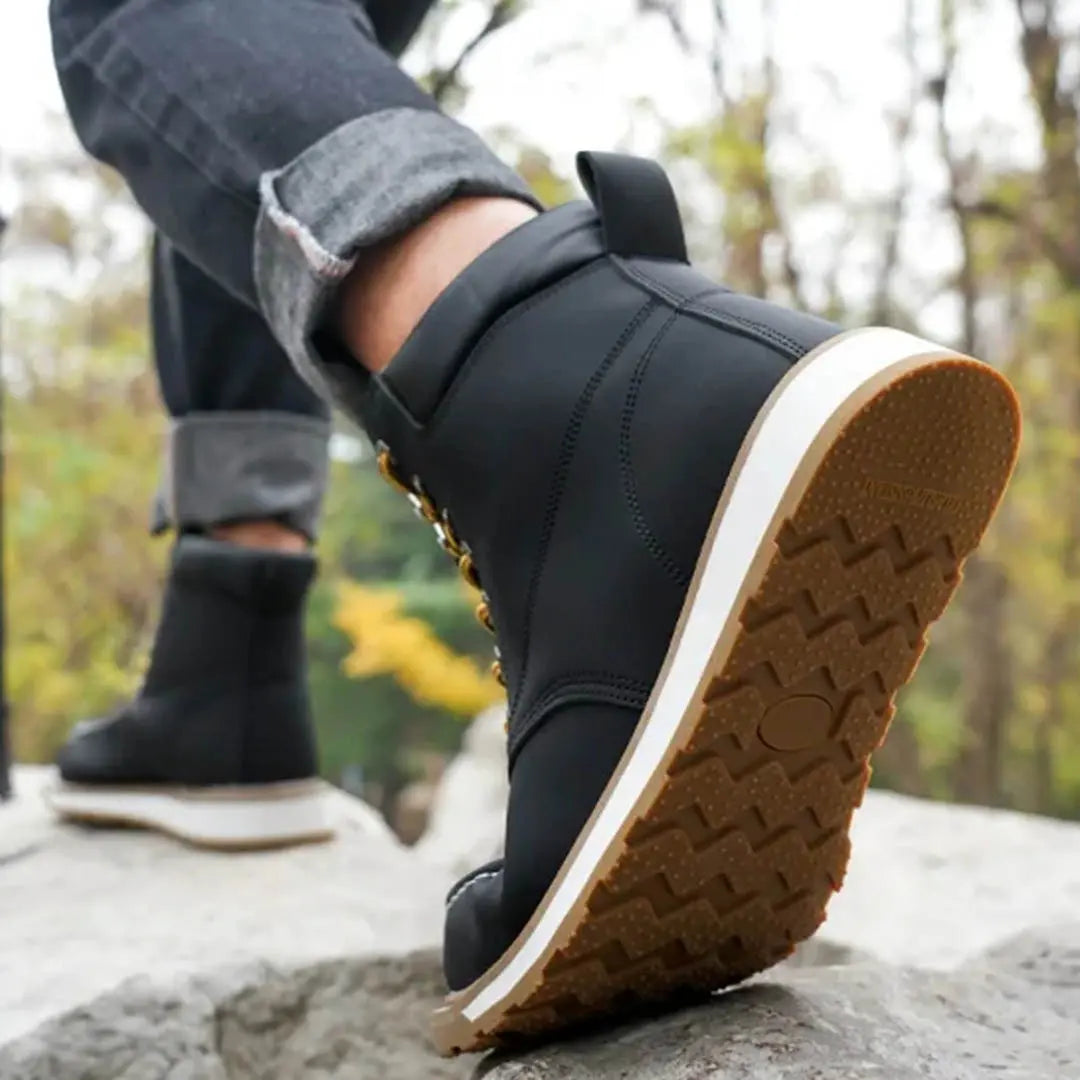 Mens High Top Safety Work Boots for Demanding Workdays