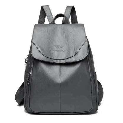 Velmora – Genuine Leather Backpack for Women