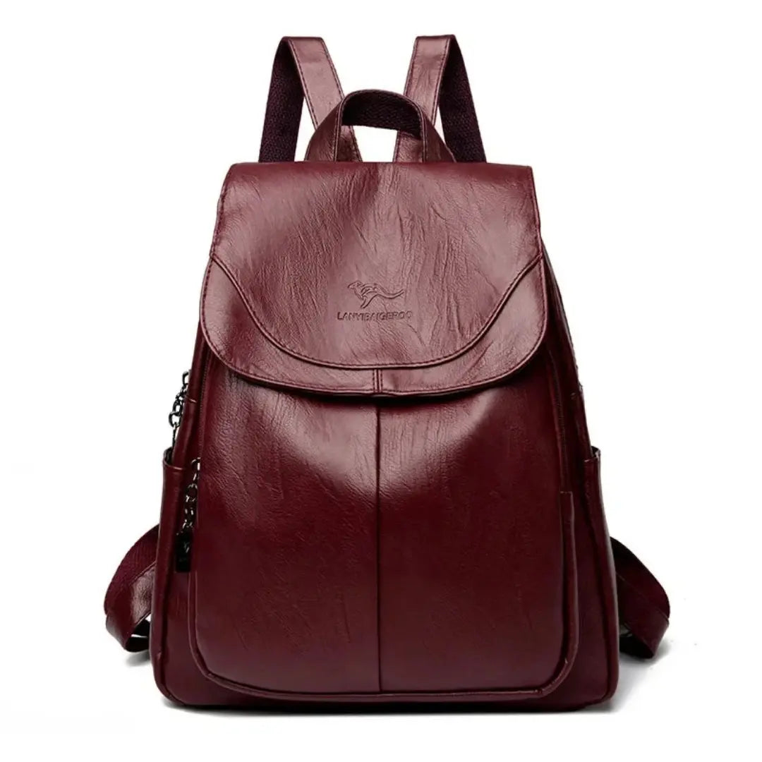 Velmora – Genuine Leather Backpack for Women