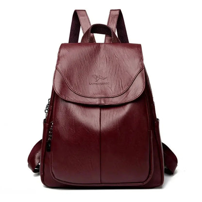 Velmora – Genuine Leather Backpack for Women