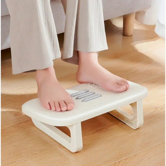 Ergonomic Under Desk Footrest with Massage Rollers