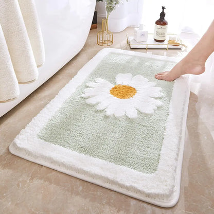 Ultra Soft Non-Slip Bathroom Mat - Absorbent, Quick-Drying & Stylish